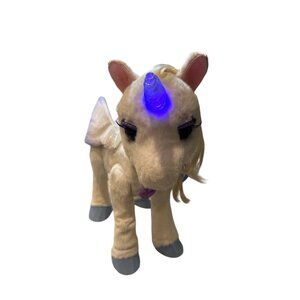 FurReal StarLily Interactive Light-Up Unicorn Toy With Sound Works Good Con